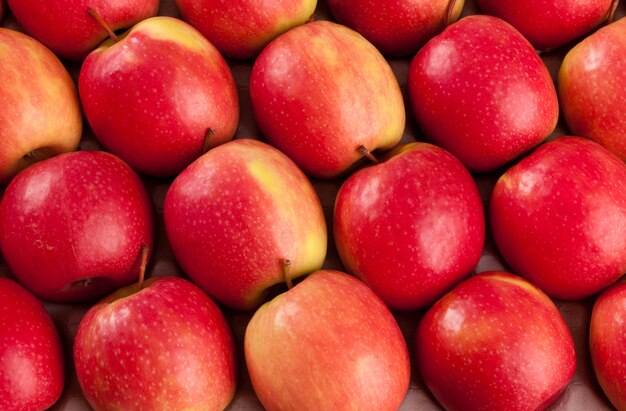 Photo red apples for sale