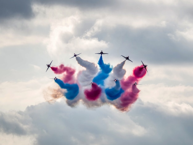 Red Arrows Display Team 50th Anniversary at Biggin Hill Airport