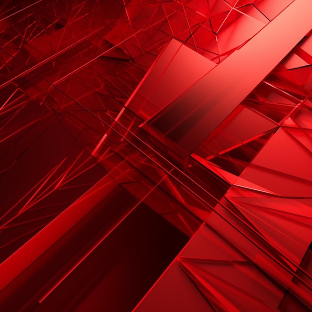 red background design for banner digital abstract painting