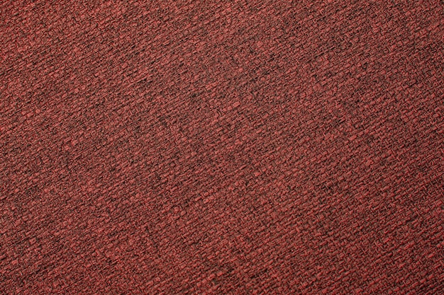 Red background fabric texture macro