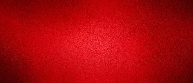 Red background natural suede with a dark edge and a light center. Horizontal web banner.