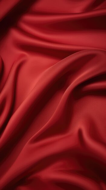 red background silk fabric