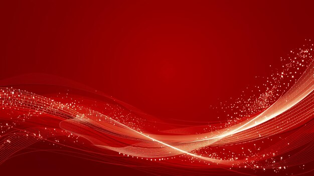 Photo a red background with a gold line in the middle