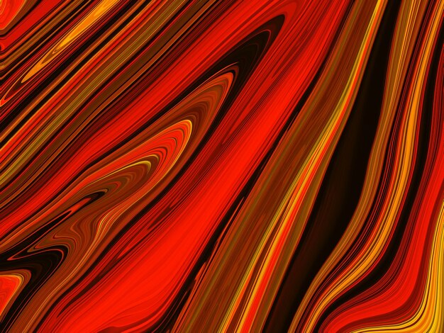 Red background with marble liquid effect of abstract