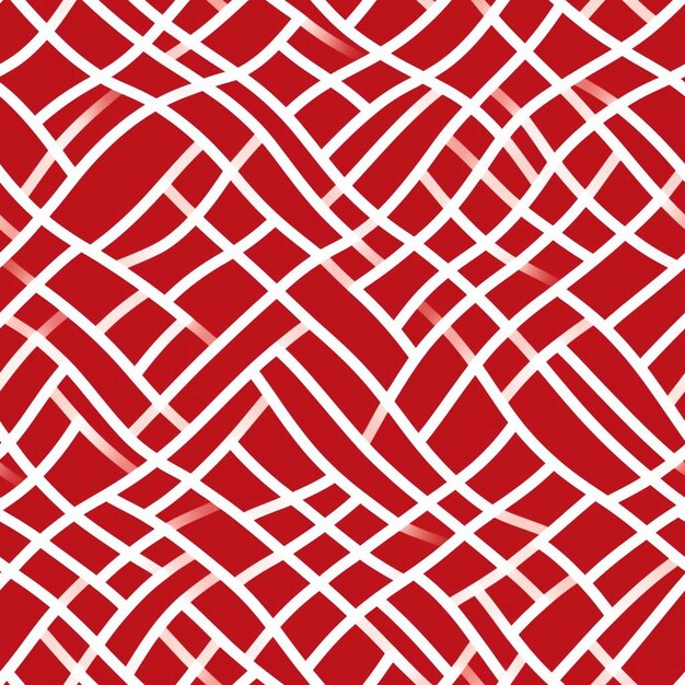 Foto uno sfondo rosso con un disegno di linee disegnate da una linea.