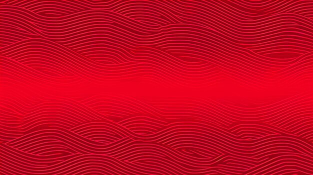 Photo a red background with a pattern of lines in the middle