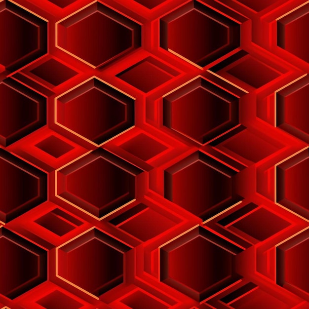 Photo a red background with a pattern of squares and the word 