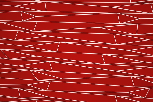 Red background with polygons