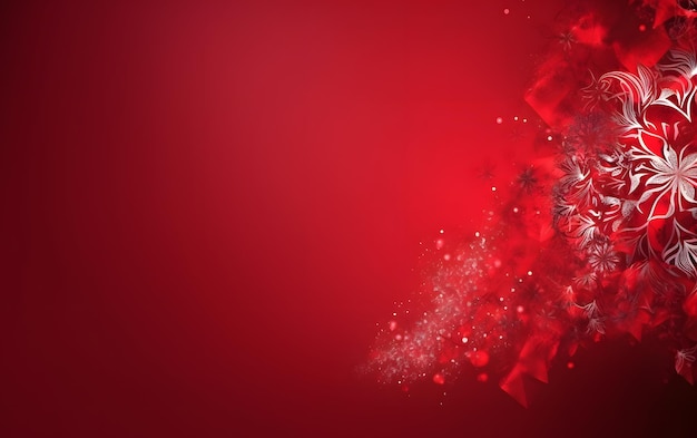 A red background with a red background and a black and white star with the word christmas on it.