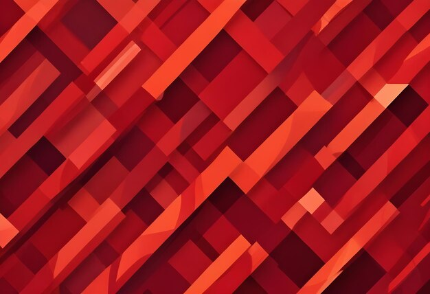 Photo a red background with a red geometric pattern in the middle