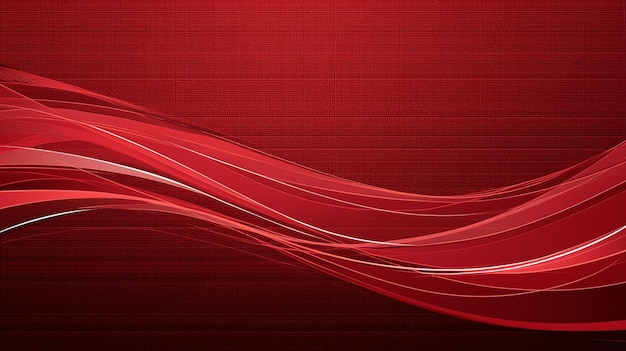 red background with red waves