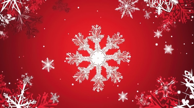 A red background with snowflakes and the words snowflake on it