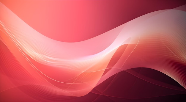 A red background with a wavy lines and a light effect.