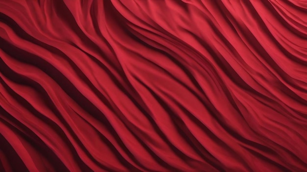 Red background with a wavy pattern