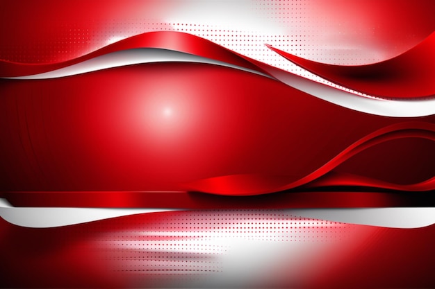 red background