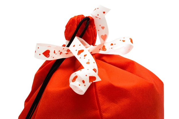 Red bag of gifts