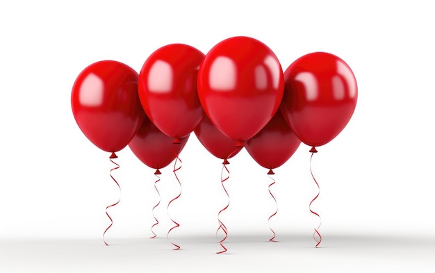 Foto palloncini rossi