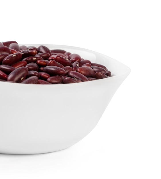 Red bean isolated on white background