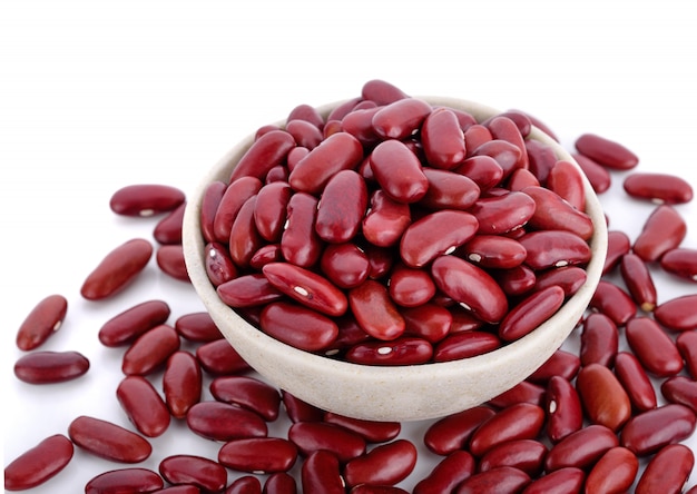 Red beans isolated