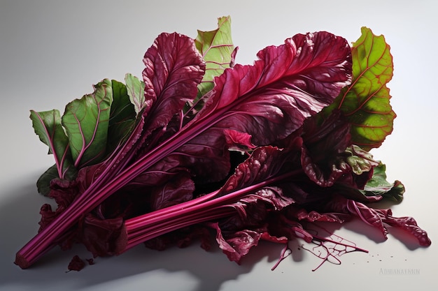 Photo red beetroot closeup