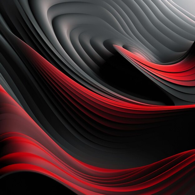 a red and black background with a black and red design.