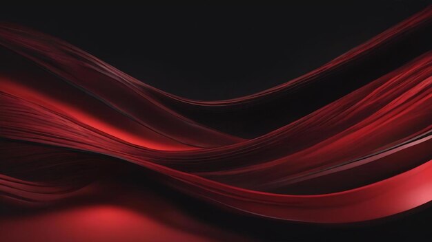 Red and black background with a wavy line in the middle