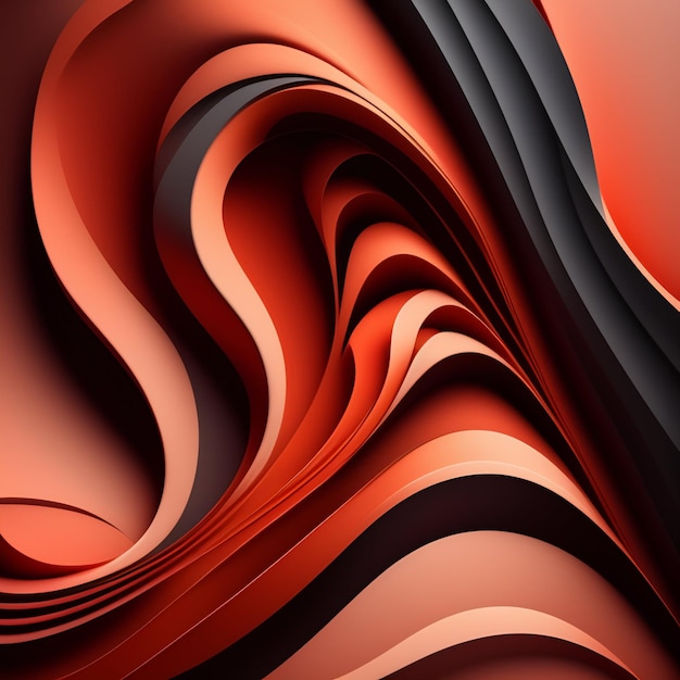 A red and black background with a wavy pattern.