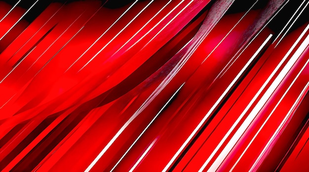 Photo red and black brush stroke banner background perfect for canva background generative by ai
