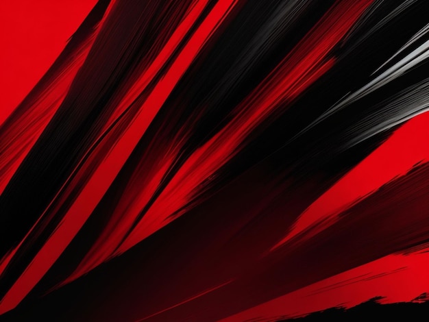 red and black brush stroke banner background