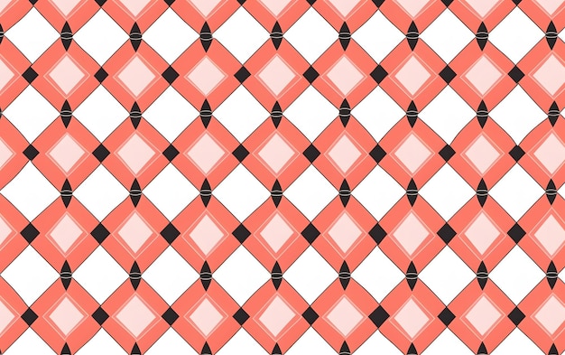 A red and black checkered pattern with black squares.