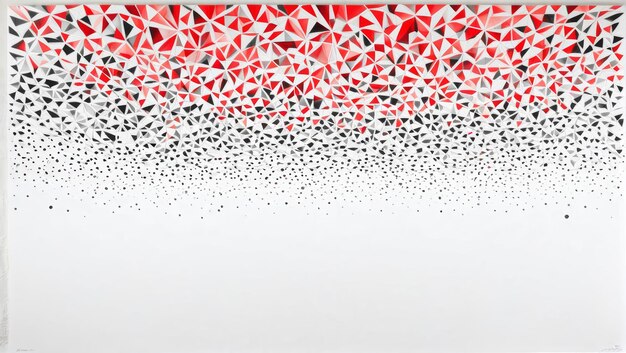 Red and Black Dots Painting