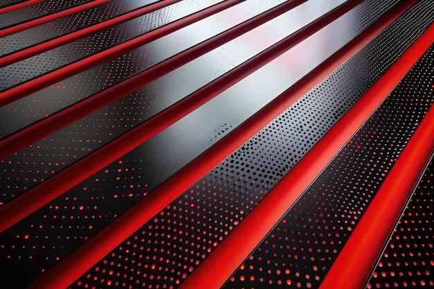 Red and black gradient light pattern on sleek modern background