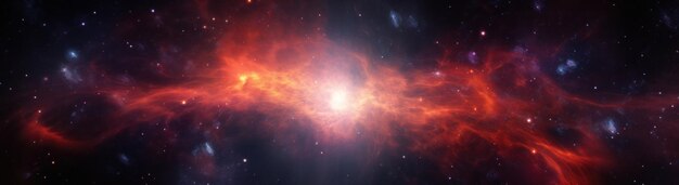 A red black hole at the center of the galaxy