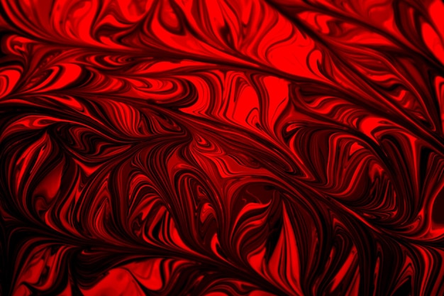 Premium Photo | Red and black liquid abstract background