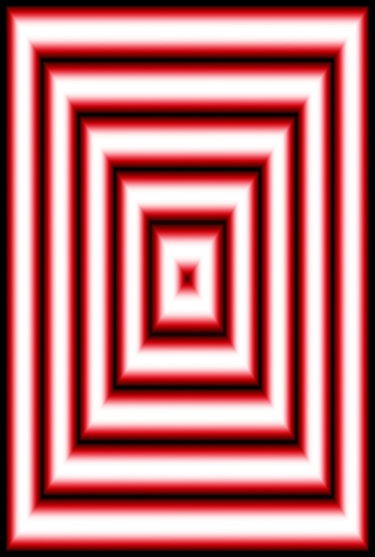 Красная и черная многослойная квадратная рамка на белом для абстрактного фона