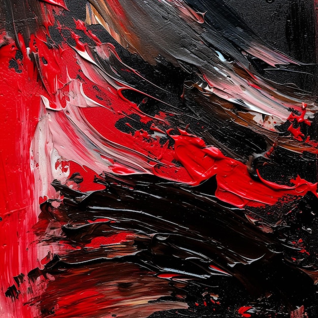 "the word"라는 단어가 적힌 빨간색과 검은색 예술 작품.
