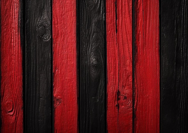 Red and black wood background with a black background