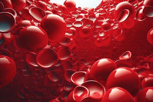 A red blood cell background