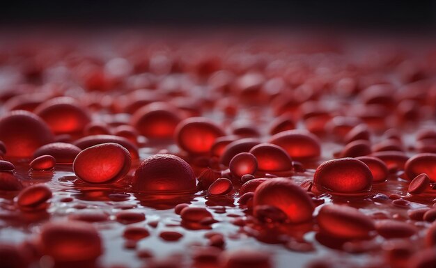 A red blood cells deliver oxygen to the tissues in your body