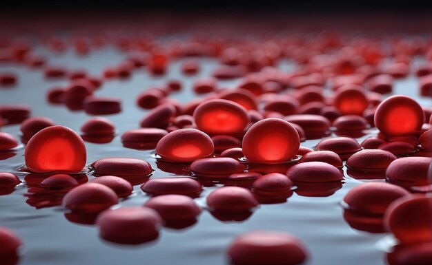 赤血球は体の組織に酸素を運びます