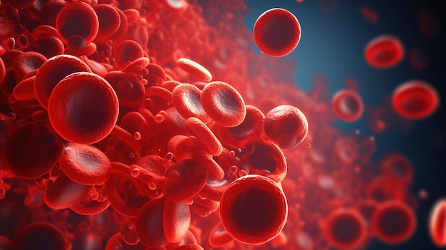 Молекулы красных кровяных клеток