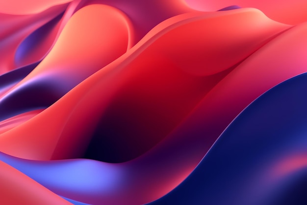 Red and blue abstract background with a blue and red swirls