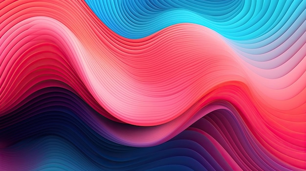 A red and blue abstract background with a wavy pattern.