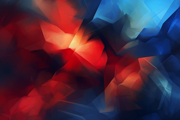 Photo red and blue abstract background