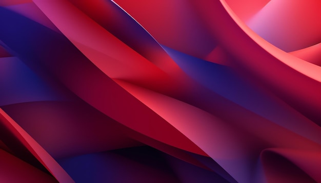 Red and blue background with a swirly pattern