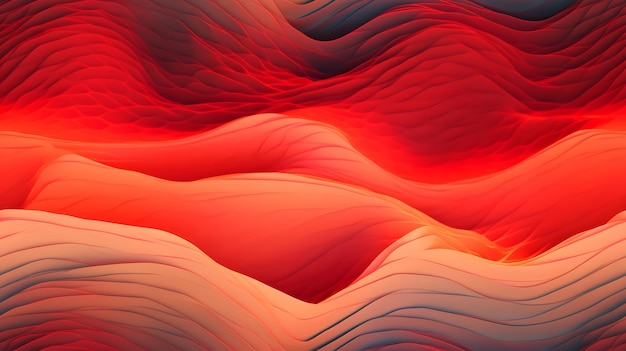 A red and blue background with a wavy pattern.