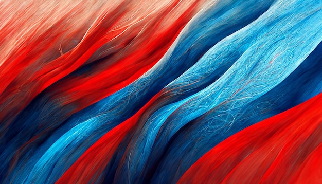 Red and blue concept design to abstract background