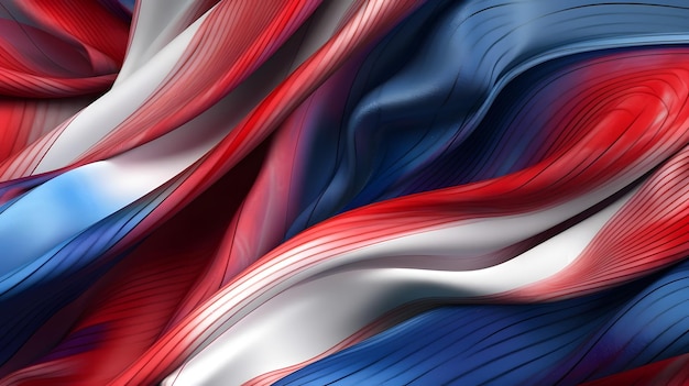 Red and blue wavy background