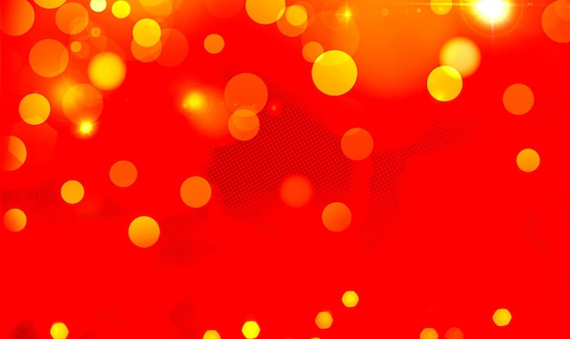 Red bokeh background for seasonal holidays event and celebrations