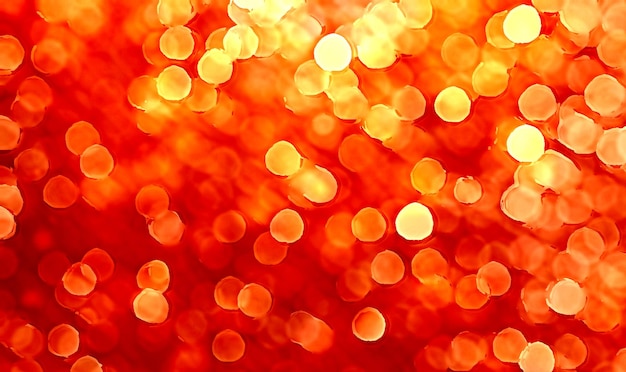 Red bokeh background for seasonal holidays event and celebrations